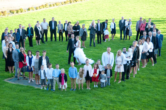 photo de famille mariage